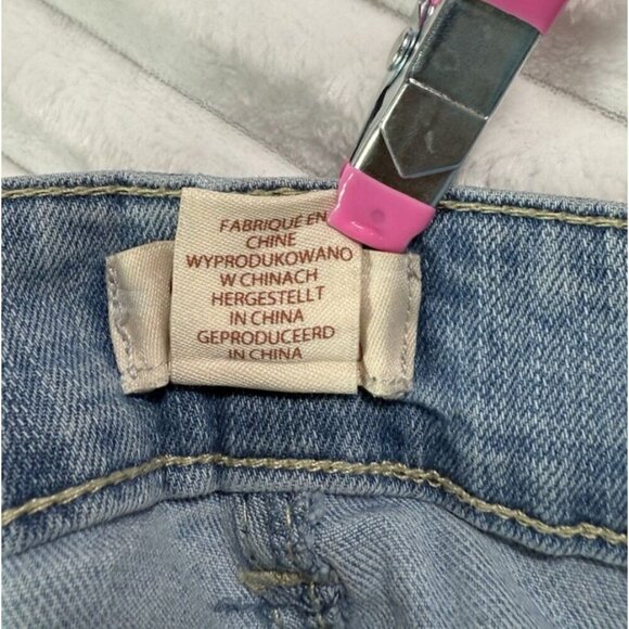 Camila Coelho Women’s Blue Jeans with Gemstone Accent Size 2 - Picture 11 of 13